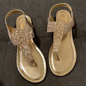 Rose Gold Sandals